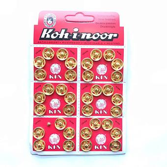 Кнопки металлические Koh-i-noor 12 мм